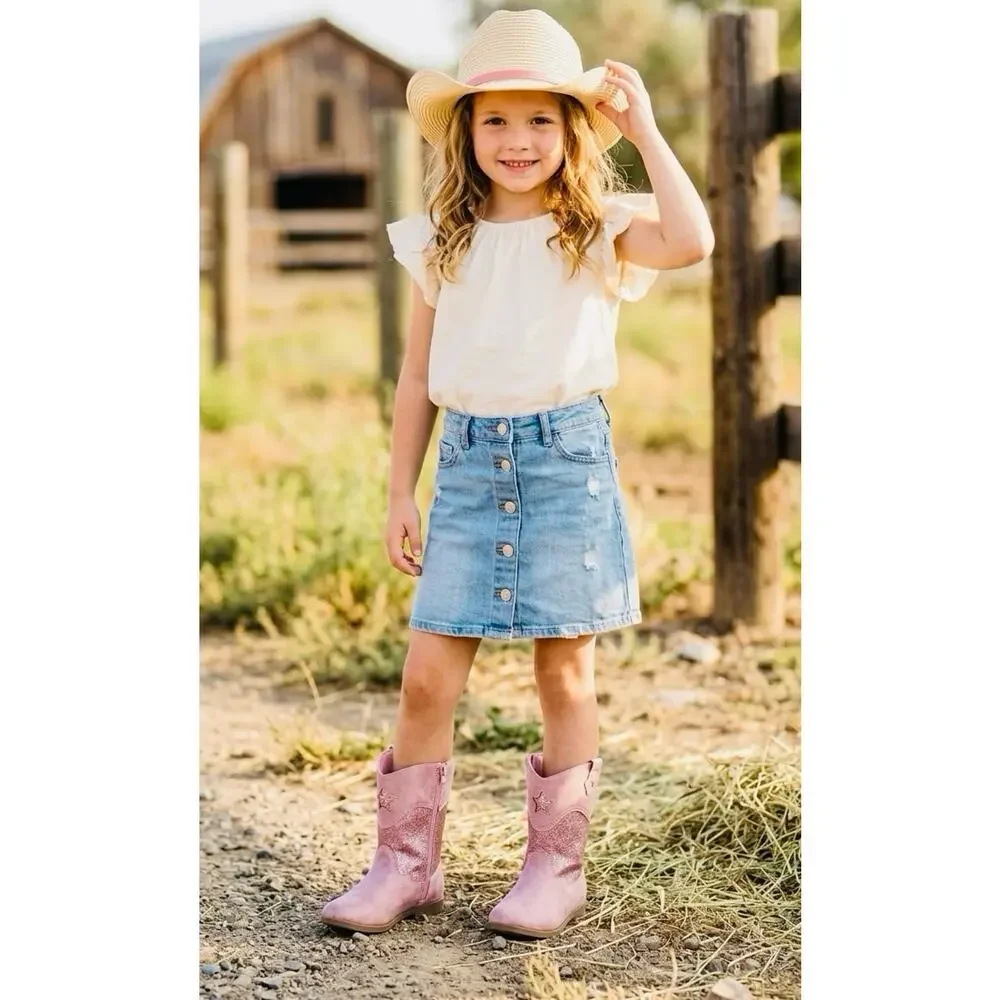 NWT❤️Stride Rite Kids' Western Boot sz3